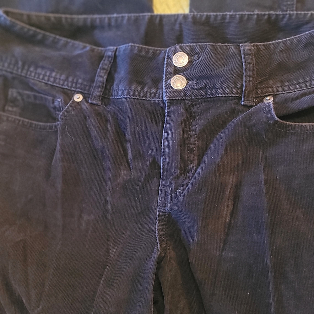 Victoria's Secret LONDON JEANS Midnight Blue Corduroy Trousers